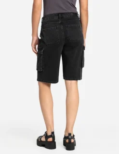 Online Bermuda - Aufgesetze Taschen Damen Jeans