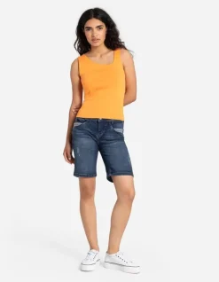 Hot Bermuda - Comfort Fit Damen Jeans