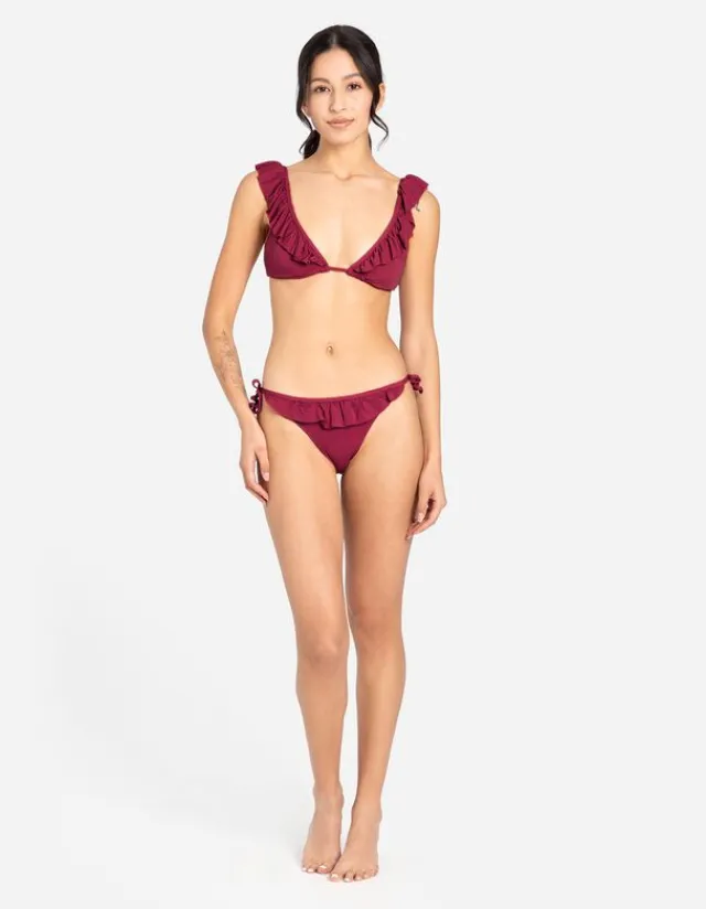 Sale Bikinislip - Seitliche Schnürungen Damen Bademode
