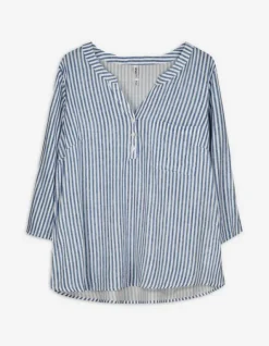 Best Bluse - Allover-Muster - Damen Blusen