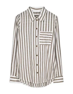 Fashion Bluse - Brusttasche - Damen Blusen
