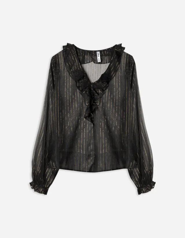 Hot Bluse - Chiffon - Damen Blusen