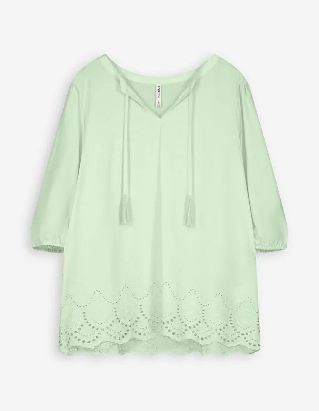 Discount Bluse - Lochspitze Damen Blusen