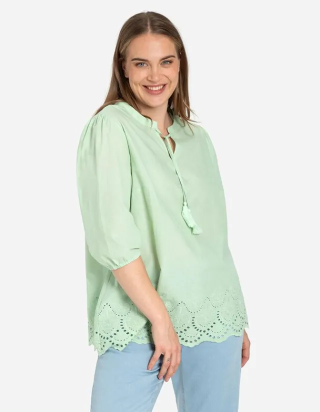 Discount Bluse - Lochspitze Damen Blusen