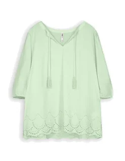 Discount Bluse - Lochspitze Damen Blusen
