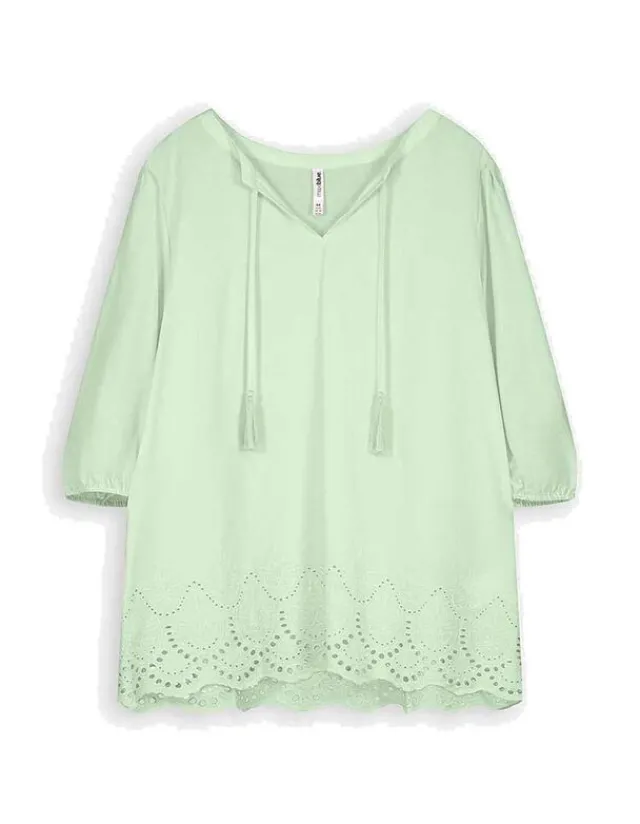 Discount Bluse - Lochspitze Damen Blusen