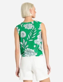 Hot Blusenshirt - Knotendetail Damen Tops