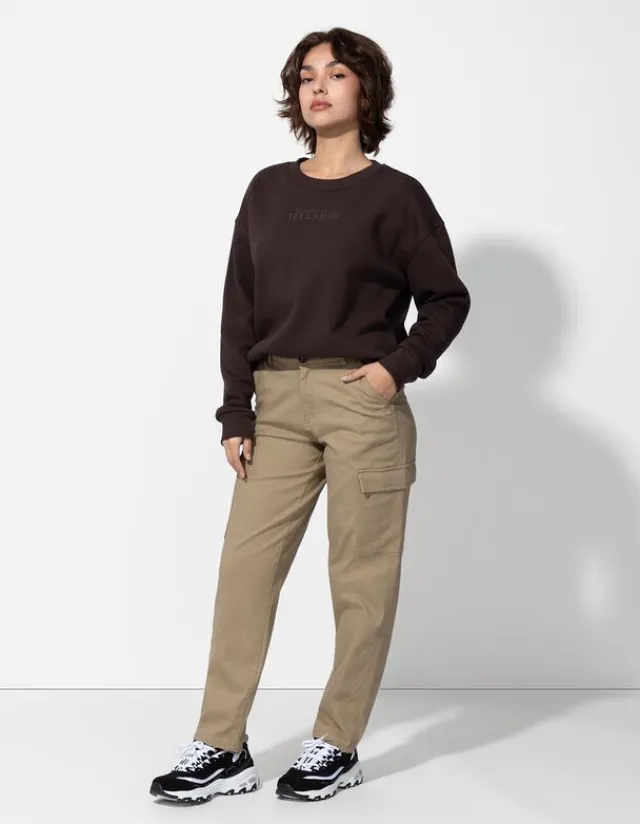Fashion Cargohose - Baumwoll-Mix - Damen Hosen