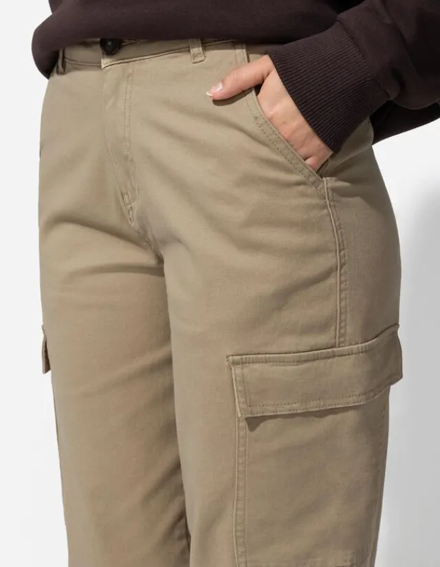Fashion Cargohose - Baumwoll-Mix - Damen Hosen