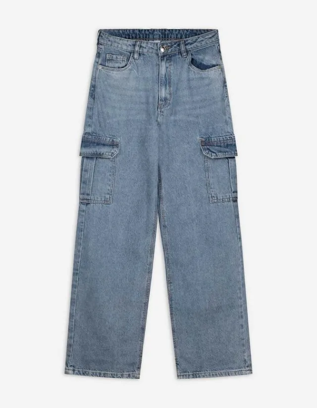 Sale Cargohose - Denim - Kinder Mädchenkleidung