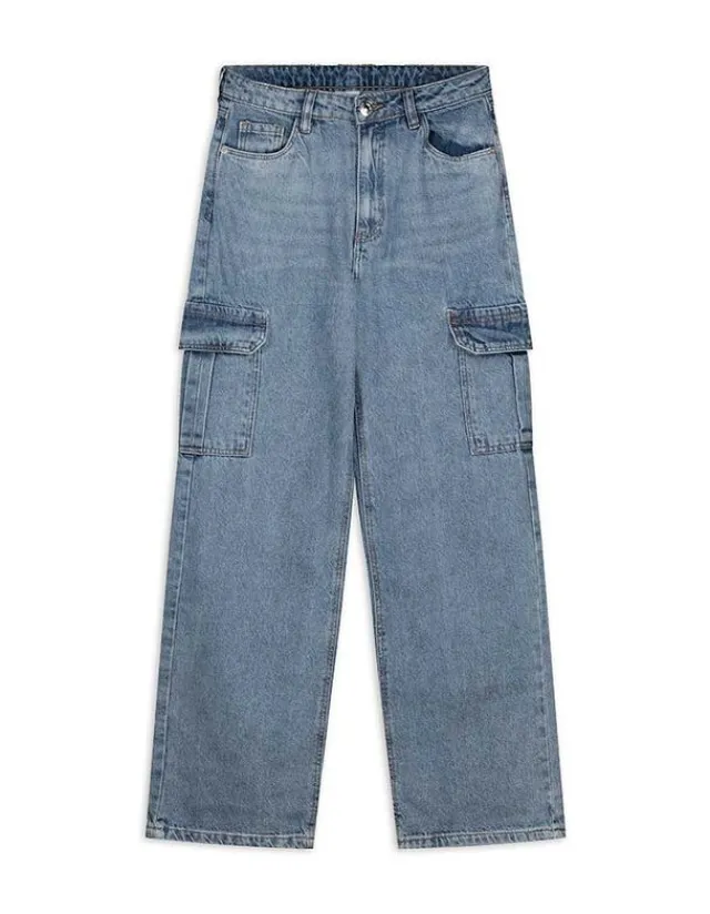 Sale Cargohose - Denim - Kinder Mädchenkleidung