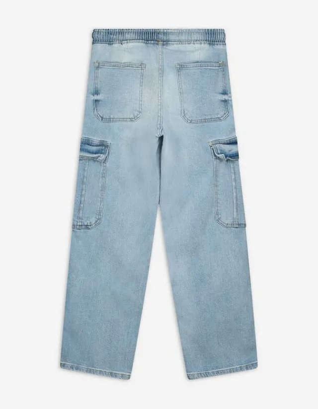 Online Cargohose - light blue denim - Kinder Jungenkleidung