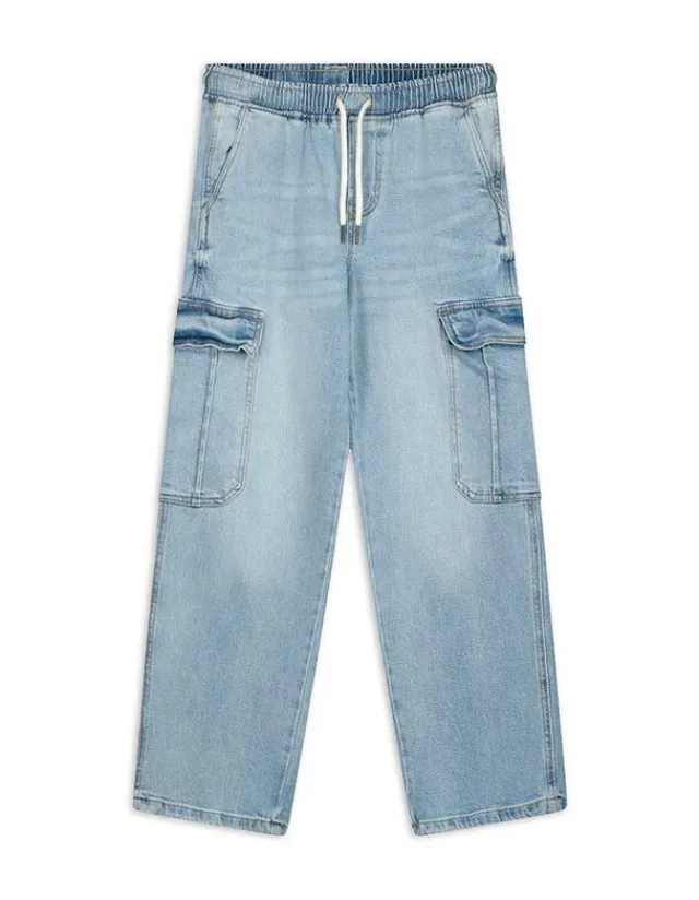 Online Cargohose - light blue denim - Kinder Jungenkleidung