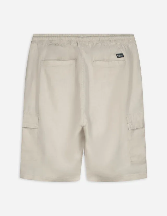Outlet Cargoshorts - Leinen-Mix Herren Hosen