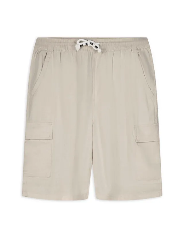 Outlet Cargoshorts - Leinen-Mix Herren Hosen