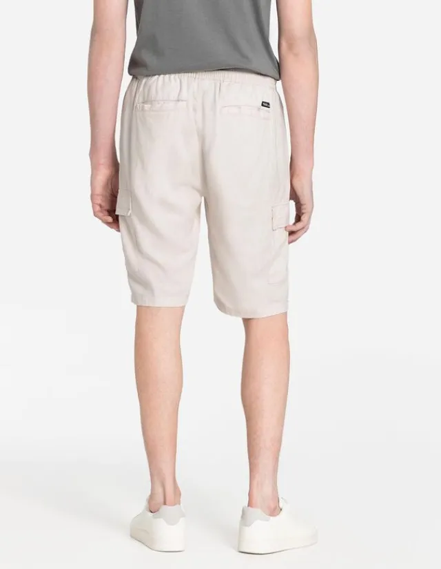 Sale Cargoshorts - Leinen-Mix Herren Hosen