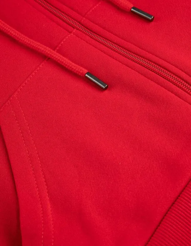 Best Cropped Sweatjacke - Kapuze mit Tunnelzug - Damen Sweatjacken