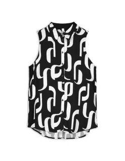Sale Hemdbluse - Allover-Print - Damen Tops