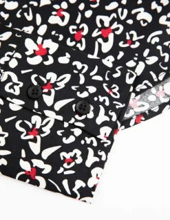 Fashion Hemdbluse - Florales Muster - Damen Blusen
