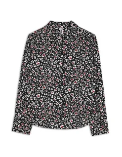 Fashion Hemdbluse - Florales Muster - Damen Blusen