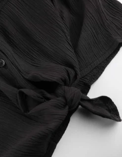 Hot Hemdbluse - Knotendetail Kinder Mädchenkleidung