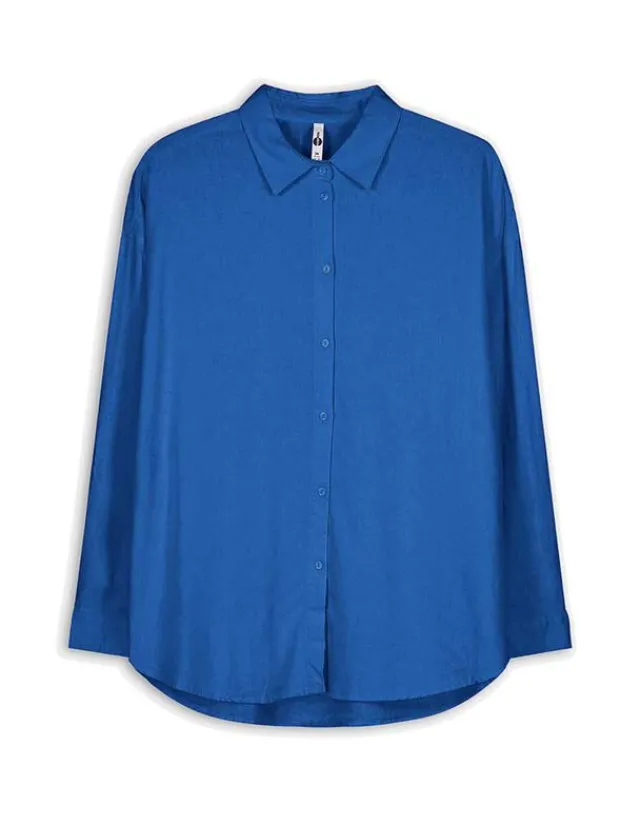 Fashion Hemdbluse - Leinen-Mix Damen Blusen