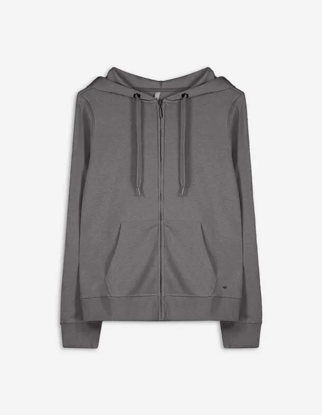 Online Hoodie - Kapuze mit Tunnelzug - Damen Sweatjacken