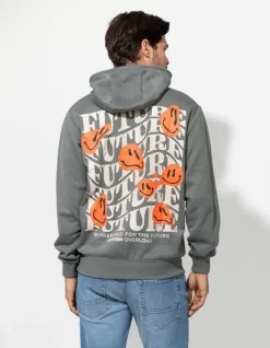Discount Hoodie - R&uuml;ckenprint - Herren Sweatshirts