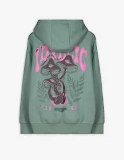 Fashion Hoodie - R&uuml;ckenprint - Damen Sweatshirts