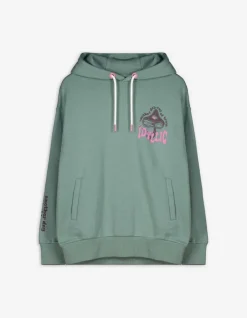 Fashion Hoodie - R&uuml;ckenprint - Damen Sweatshirts