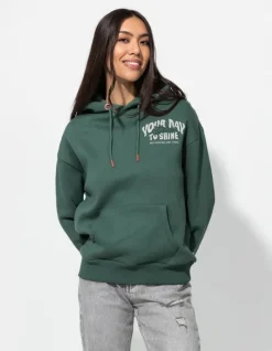 Hot Hoodie - R&uuml;ckenprint - Damen Sweatshirts