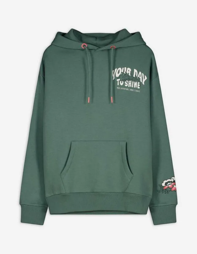 Hot Hoodie - Rückenprint - Damen Sweatshirts