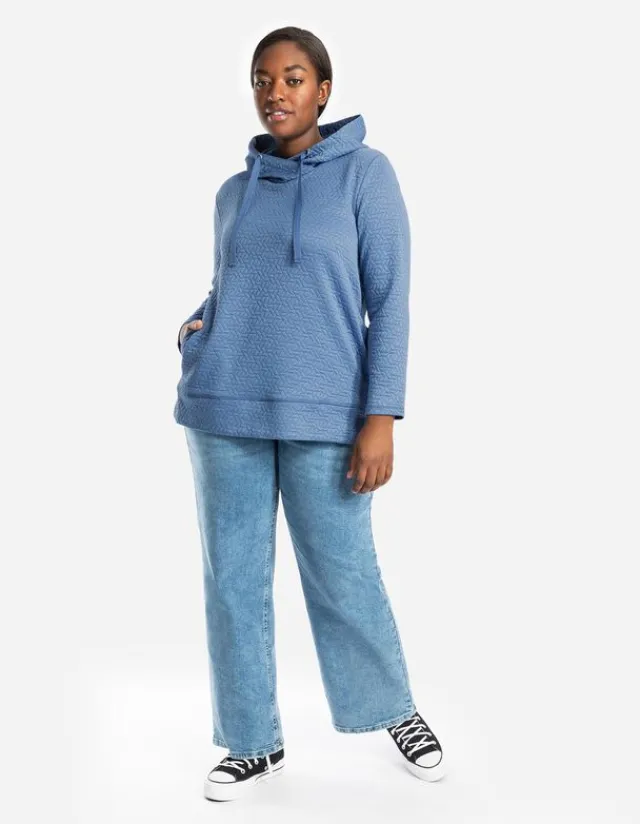 Hot Hoodie - Ziernähte - Damen Sweatshirts