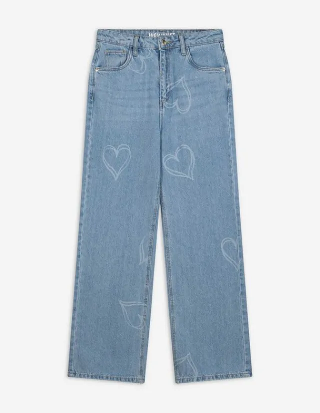 Outlet Jeans - Laserprint - Kinder Mädchenkleidung