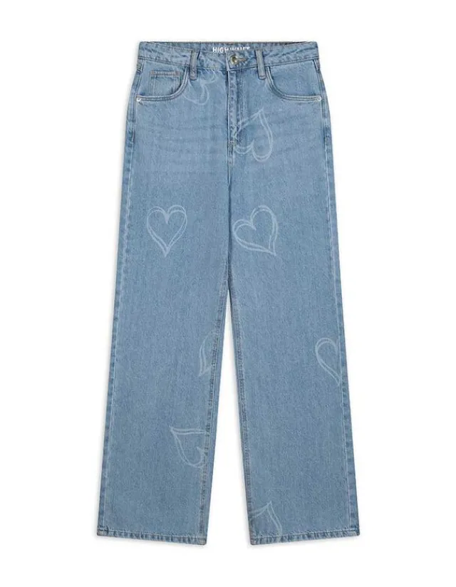 Outlet Jeans - Laserprint - Kinder Mädchenkleidung