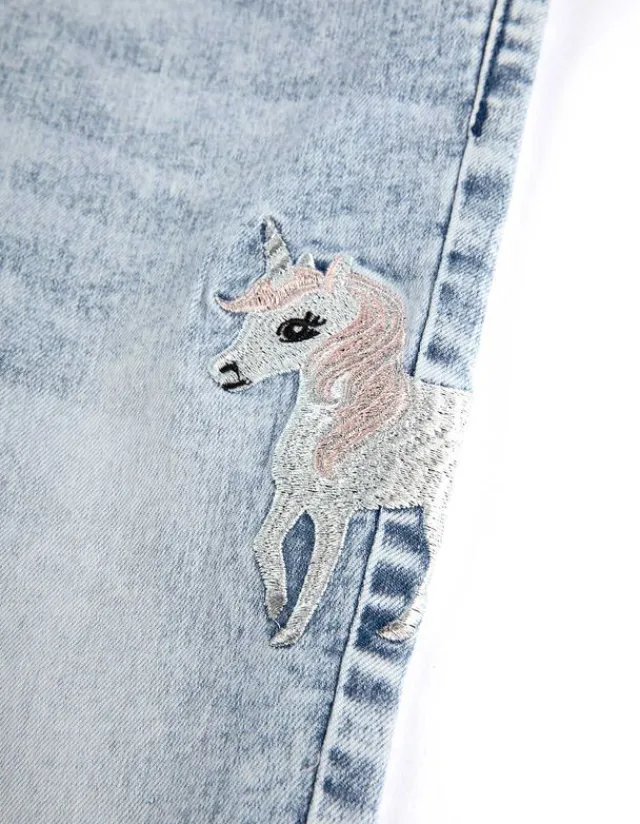 Outlet Jeans - Stickereien - Kinder Mädchenkleidung