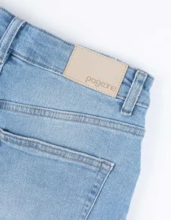Fashion Jeansshorts - Weites Bein Damen Jeans