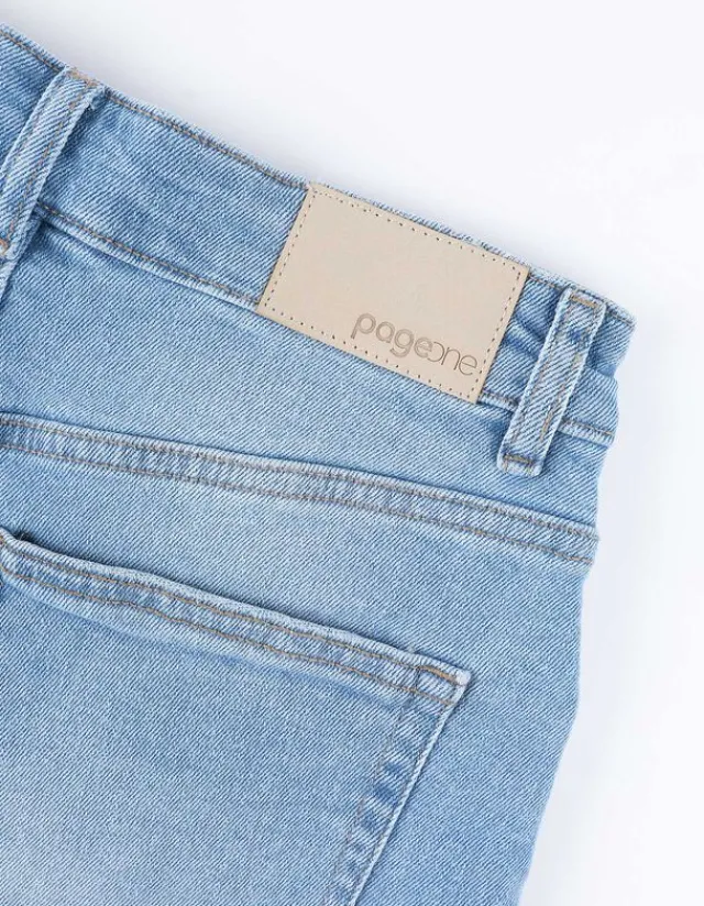 Fashion Jeansshorts - Weites Bein Damen Jeans