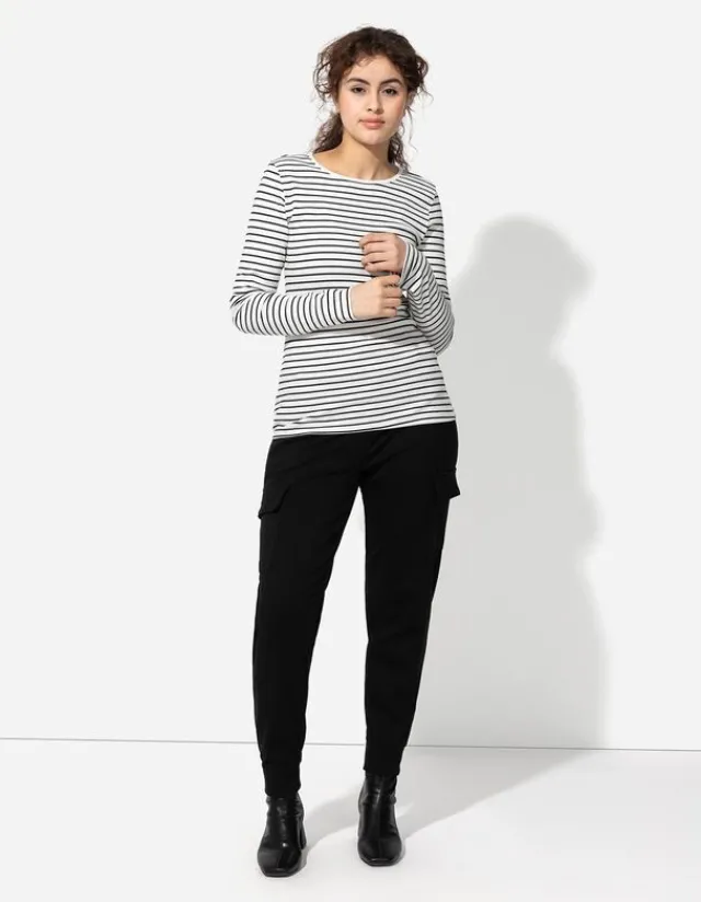 Outlet Jogpants - Aufgesetze Taschen - Damen Hosen