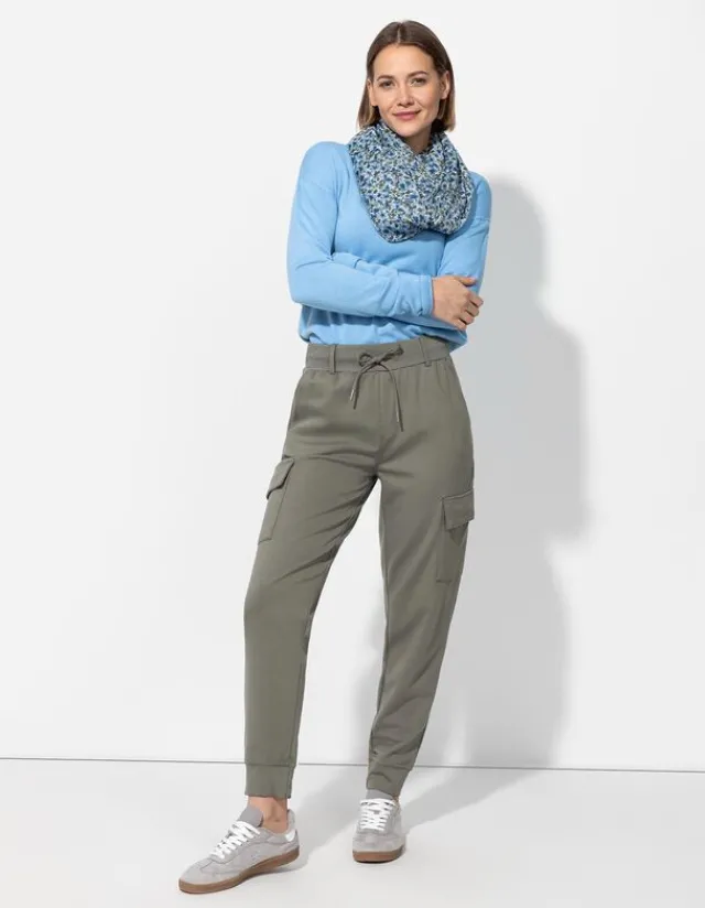 New Jogpants - Aufgesetze Taschen - Damen Hosen
