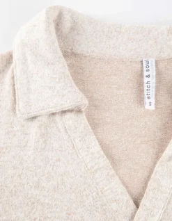 New Langarm-Poloshirt - Soft-Touch Damen Langarmshirts
