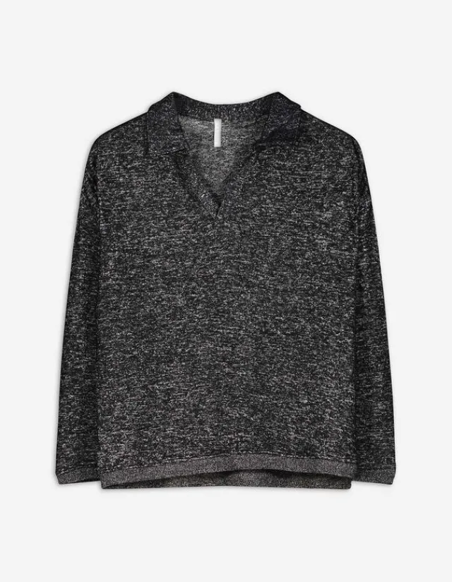 Discount Langarm-Poloshirt - Soft-Touch Damen Langarmshirts