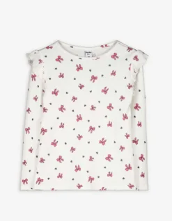 Discount Langarmshirt - &Auml;rmel mit Volants - Kinder Mädchenkleidung