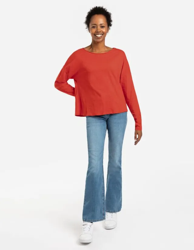 Online Langarmshirt - Baumwolle Damen Langarmshirts