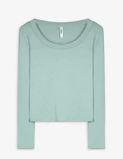 Fashion Langarmshirt - Baumwoll-Mix - Damen Langarmshirts