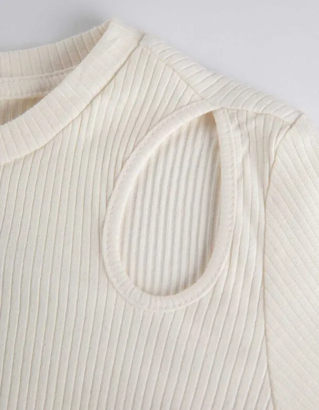 Sale Langarmshirt - Cut-Outs - Kinder Mädchenkleidung