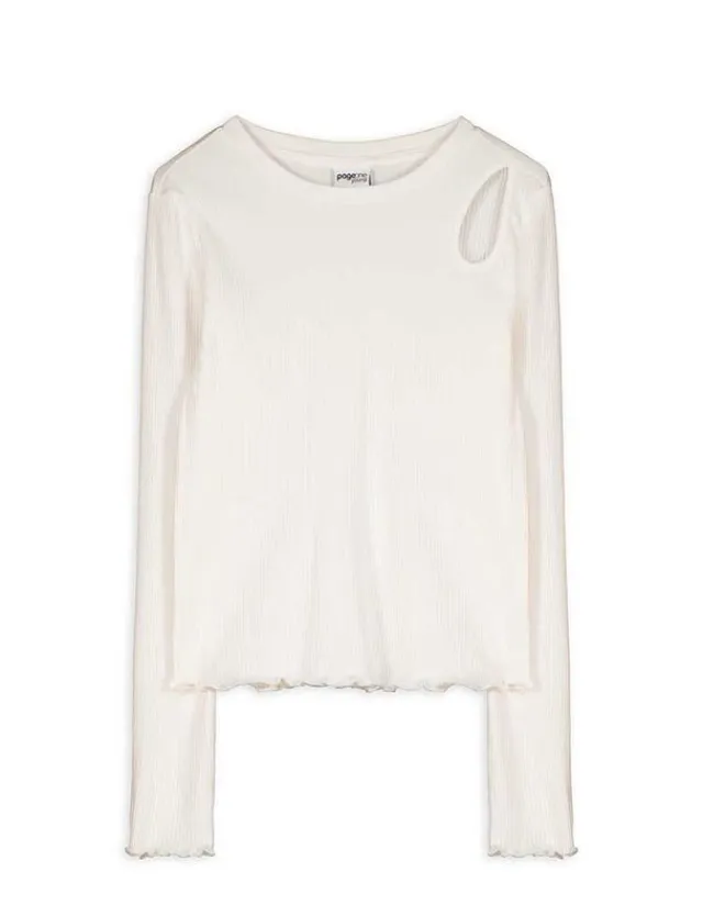 Sale Langarmshirt - Cut-Outs - Kinder Mädchenkleidung