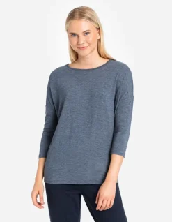 Fashion Langarmshirt - Dreiviertel&auml;rmel - Damen Langarmshirts