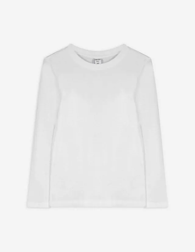 Outlet Langarmshirt - einfarbig - Kinder Jungenkleidung