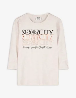 New Langarmshirt - Frontprint Damen Langarmshirts